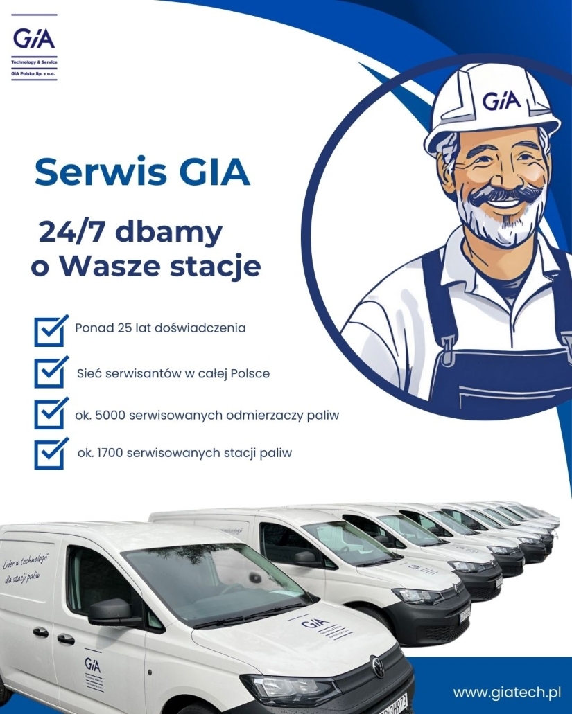 Serwis GIA Polska – Serwisujemy Cały Kraj