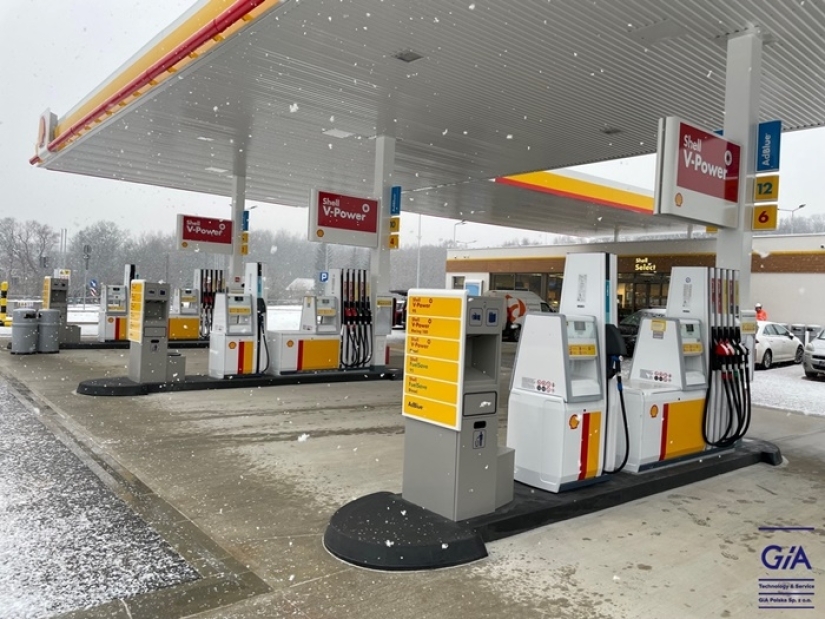 GIA Polska Wyposaża. Shell w Jerzmanowej k. Głogowa.